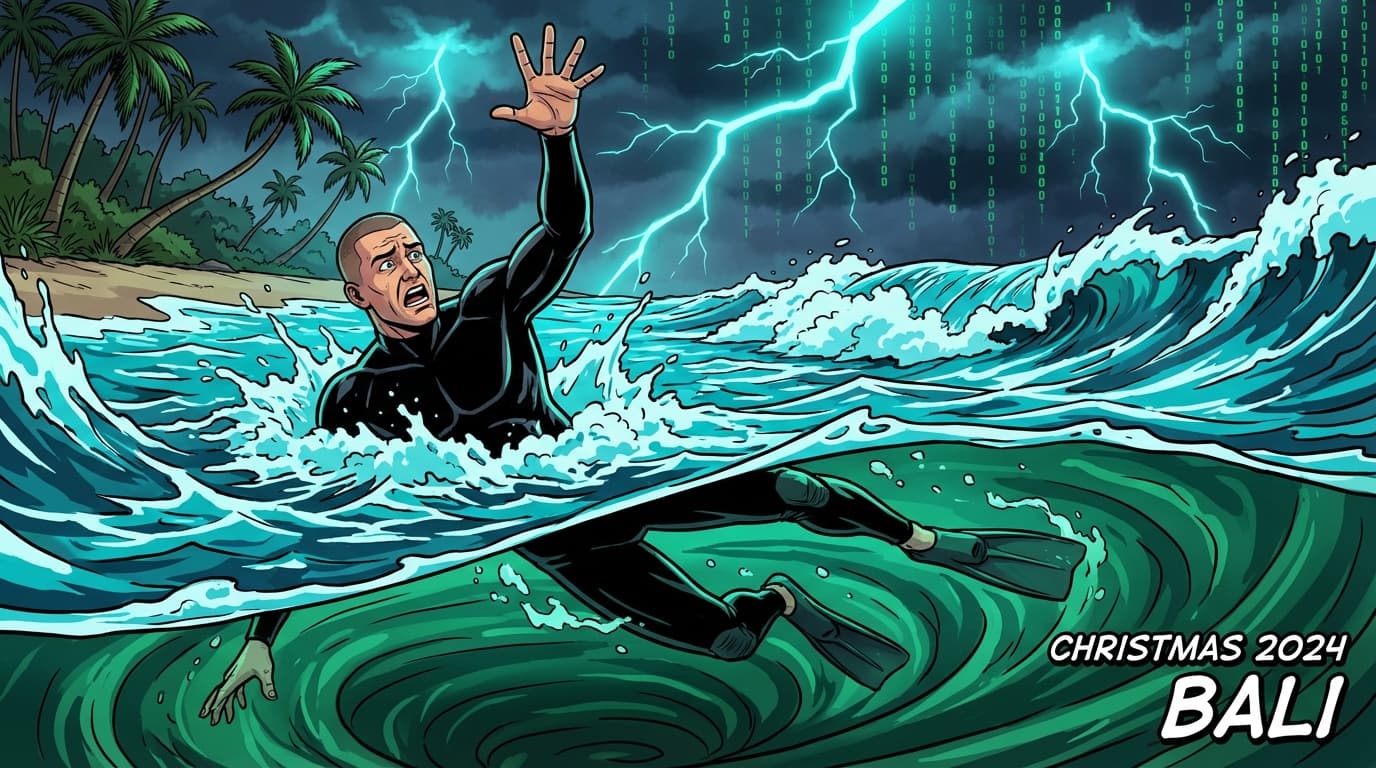 Christmas 2024 - Nearly drowned surfing, then discovered AI coding