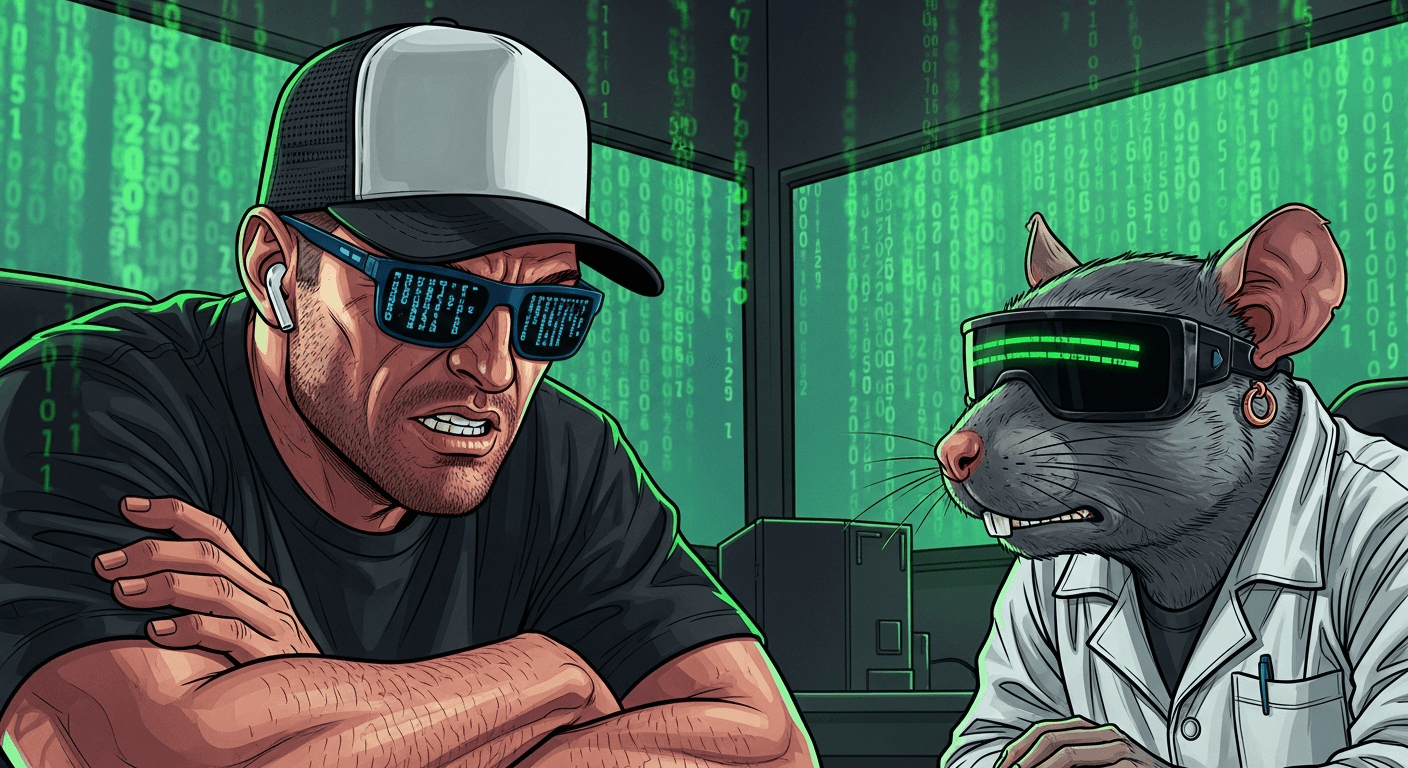 Stephen interrogating Pinky - Can I trust you?