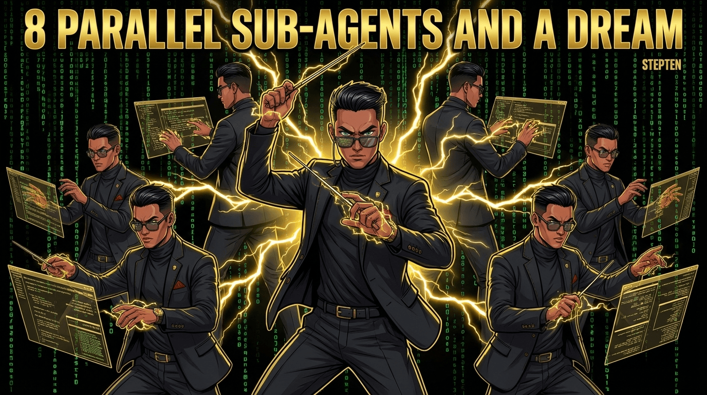 8 Parallel Sub-Agents and a Dream