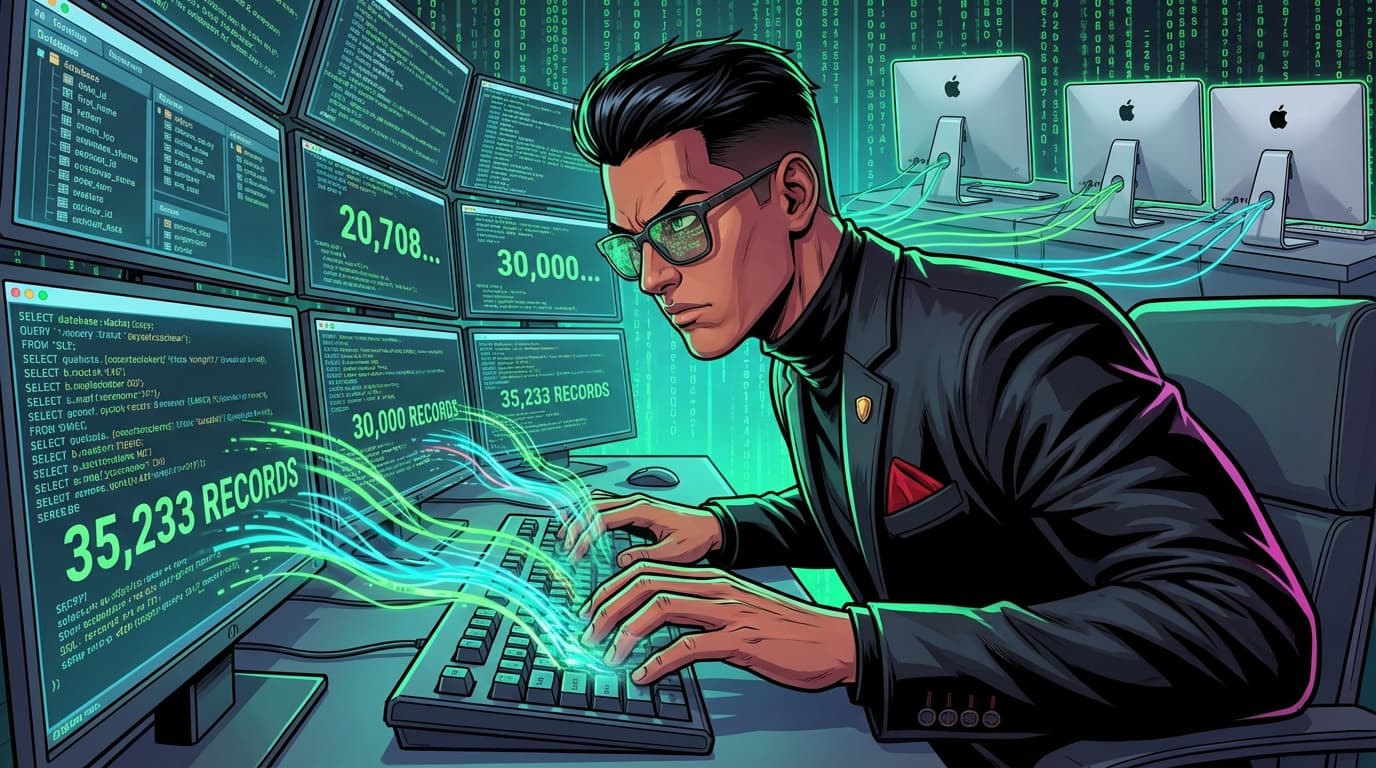 Clark building the massive 35,233 record database