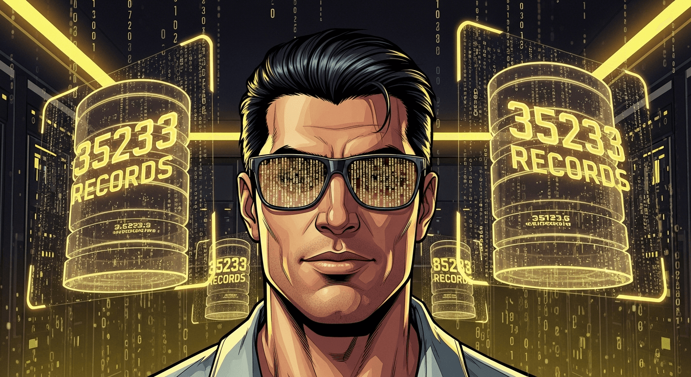 Clark building the massive 35,233 record database