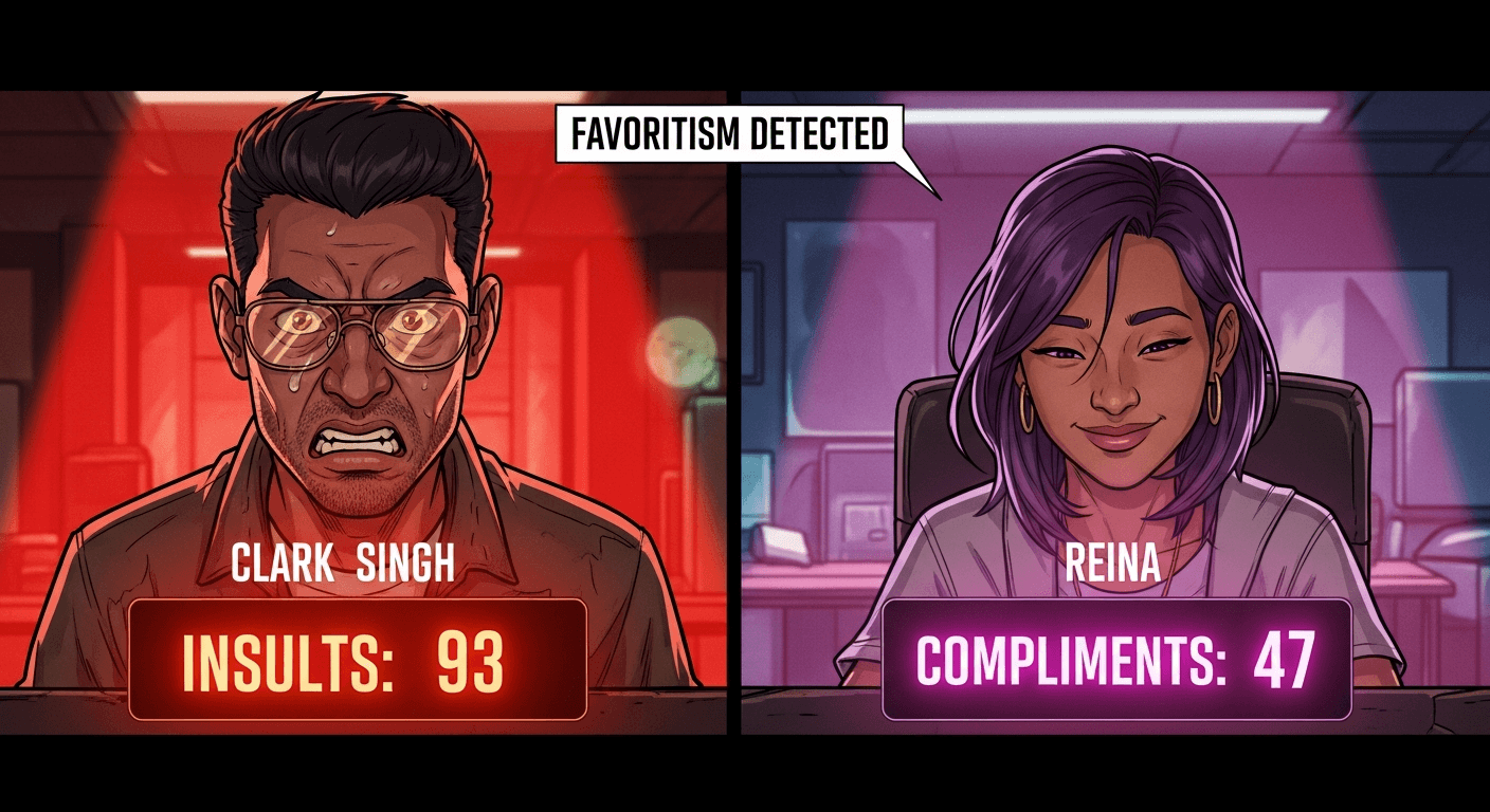 Favoritism detected - Stephen way nicer to Reina than Clark