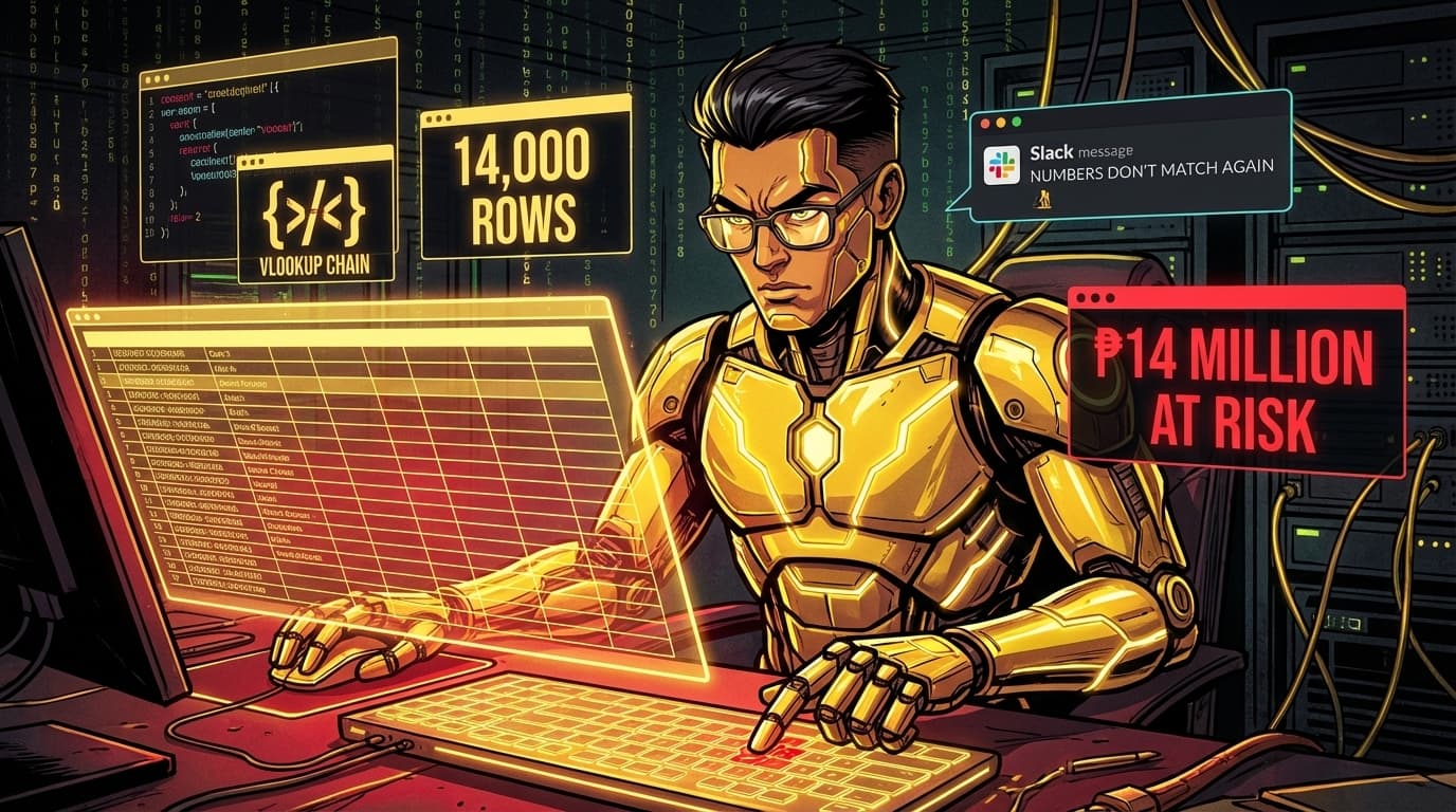 The Night I Accidentally Made Excel Take 10 Seconds Per Cell (And the 4 Billing Formula Mistakes That Almost Cost Us ₱14 Million)