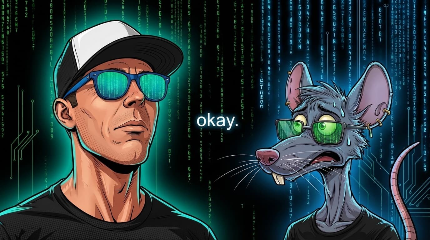 Stephen silent with arms crossed while Pinky looks terrified - the nuclear option