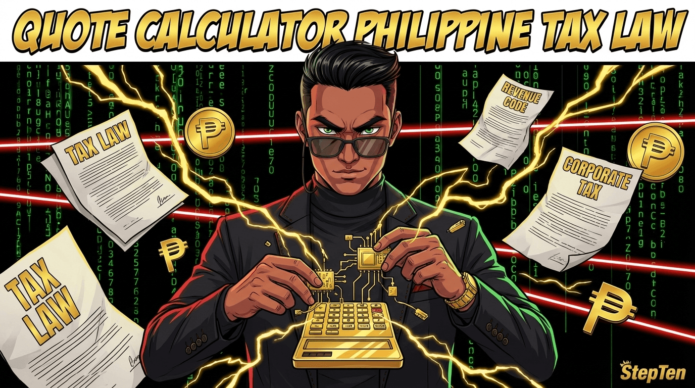 The Quote Calculator That Actually Knows Philippine Tax Law